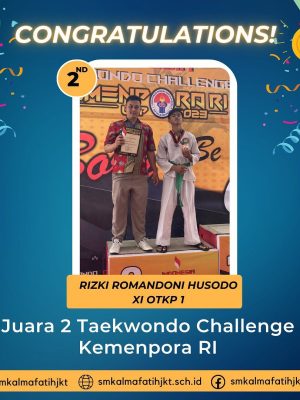 Juara II Taekwondo Challenger Kemenpora RI 2023